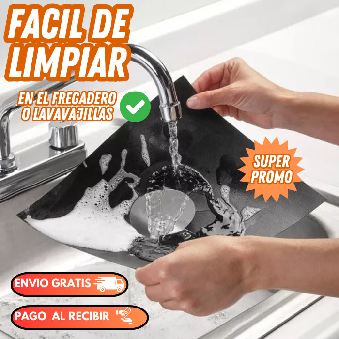 ¡¡Super Set x4 Protectores de Quemadores!! - KitchenGuard®