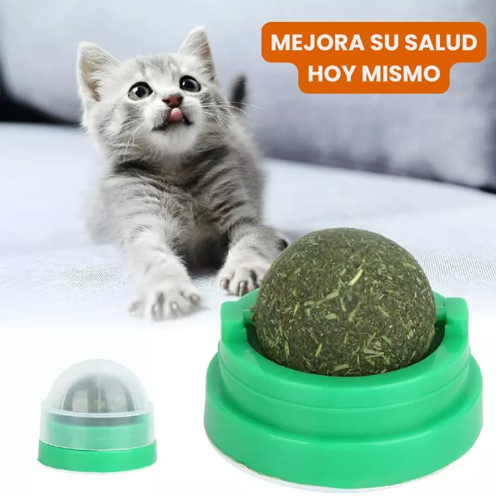 ¡¡Super 2x1!! - CatJoy® - Bola de Catnip con Hierba Gatera